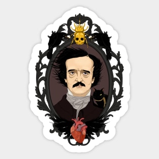 Edgar Allan Poe Sticker